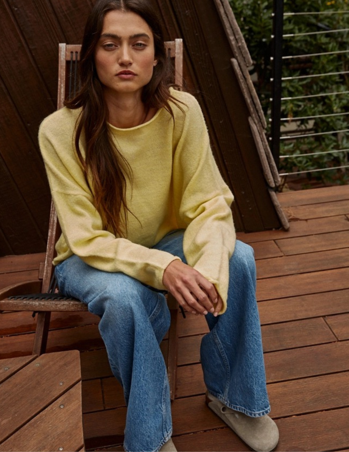 Easy Days Ahead Sweater- Banana