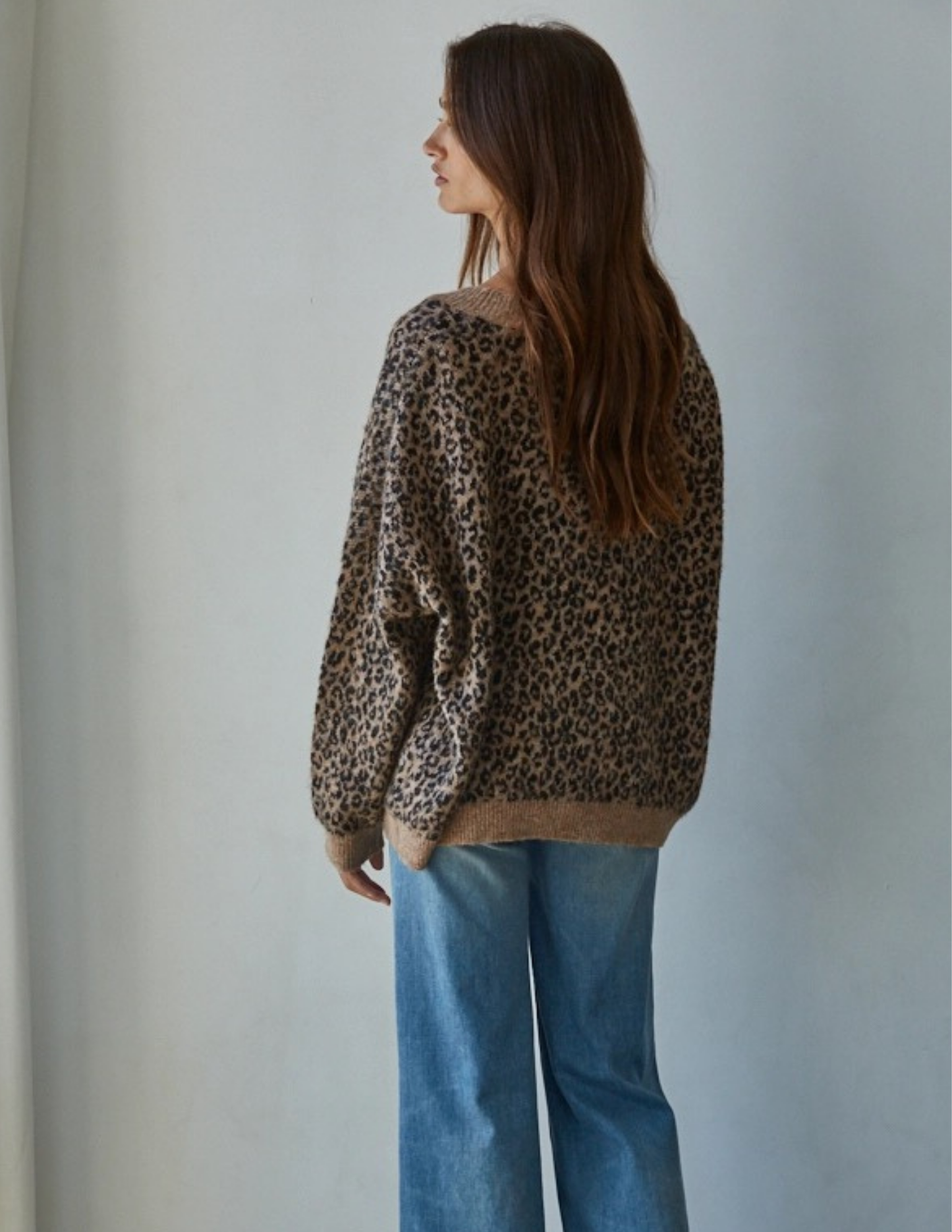Animal Print Cardigan