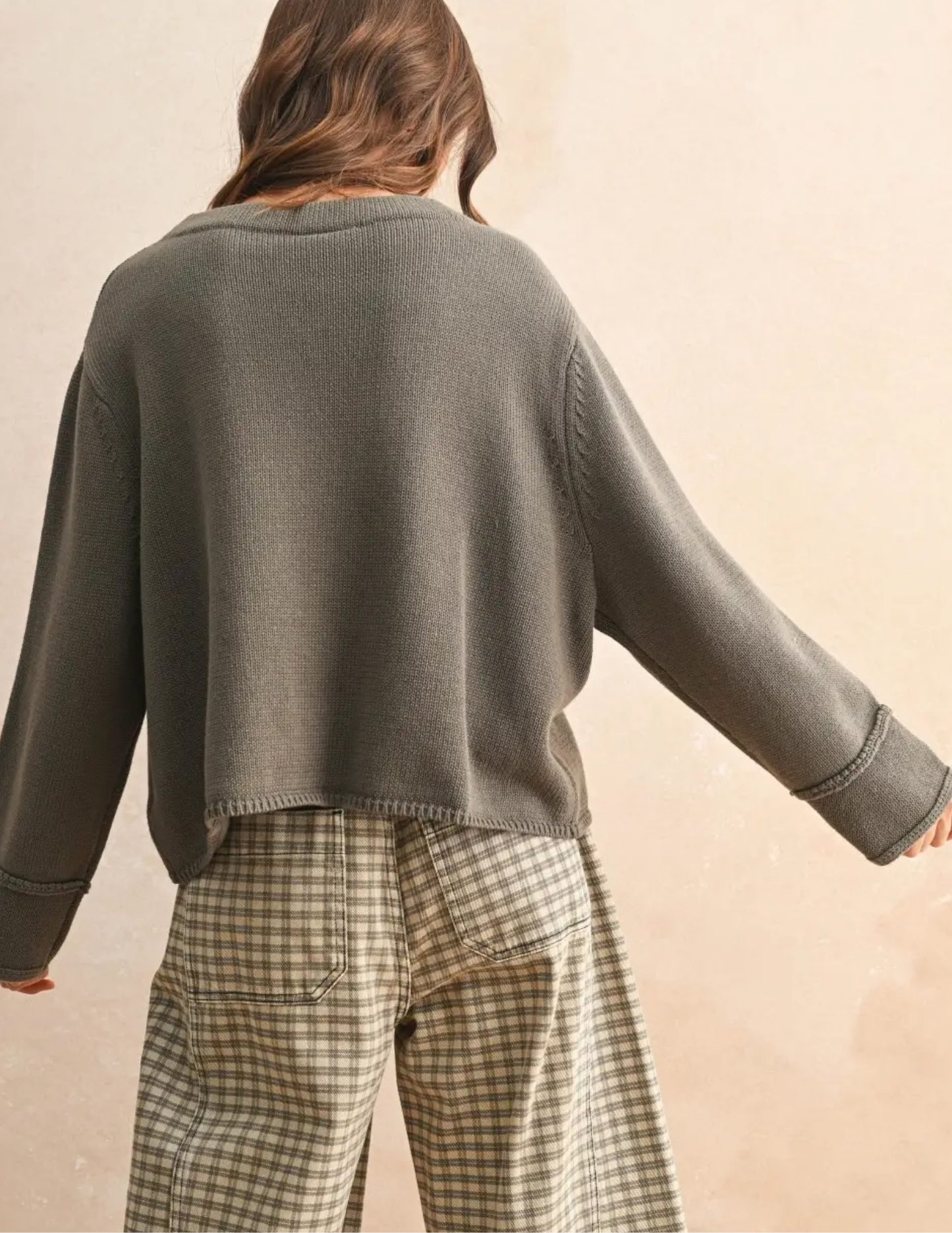 Olive Sweater - Tres Chic Boutique