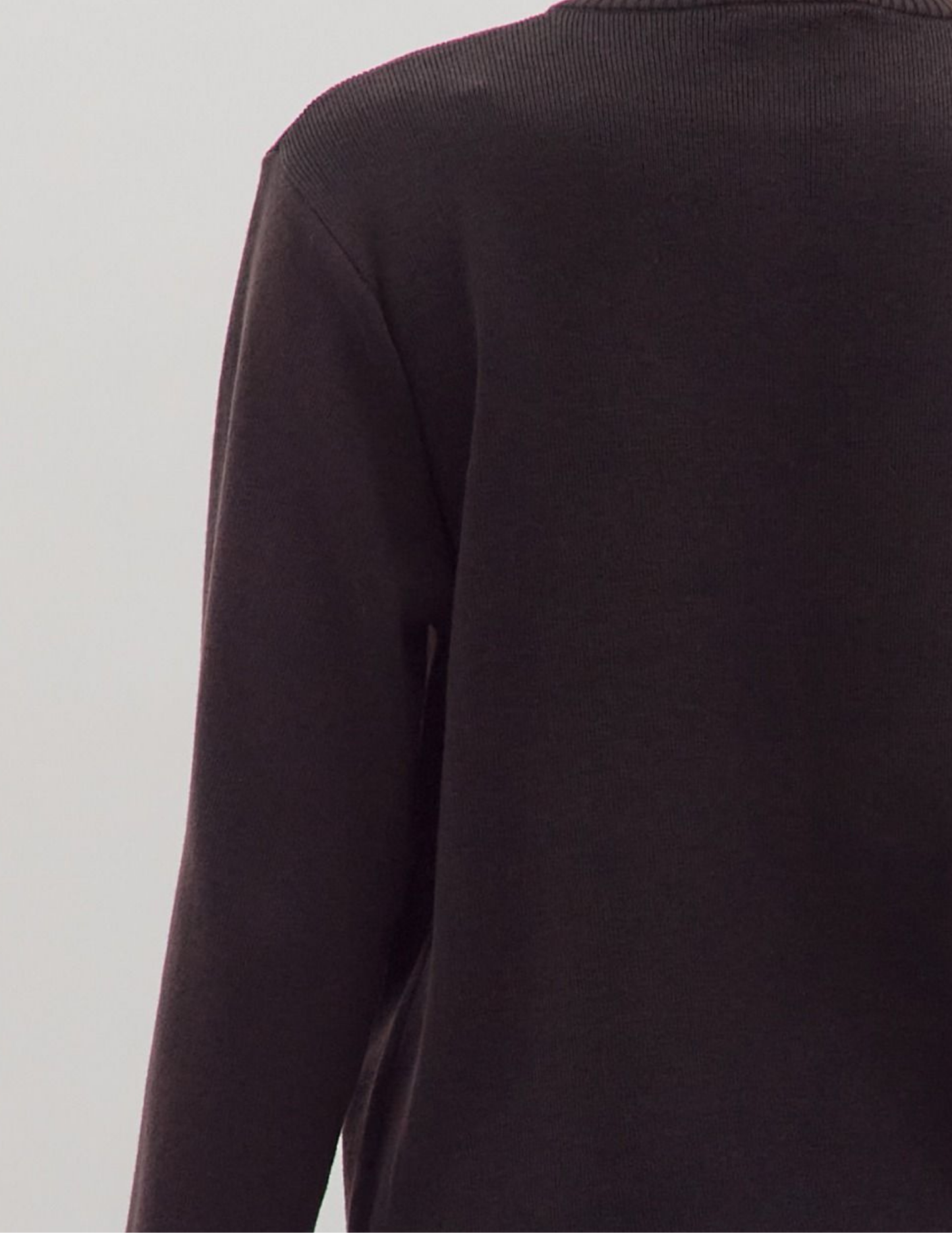 On The Go Knit Sweater- Black
