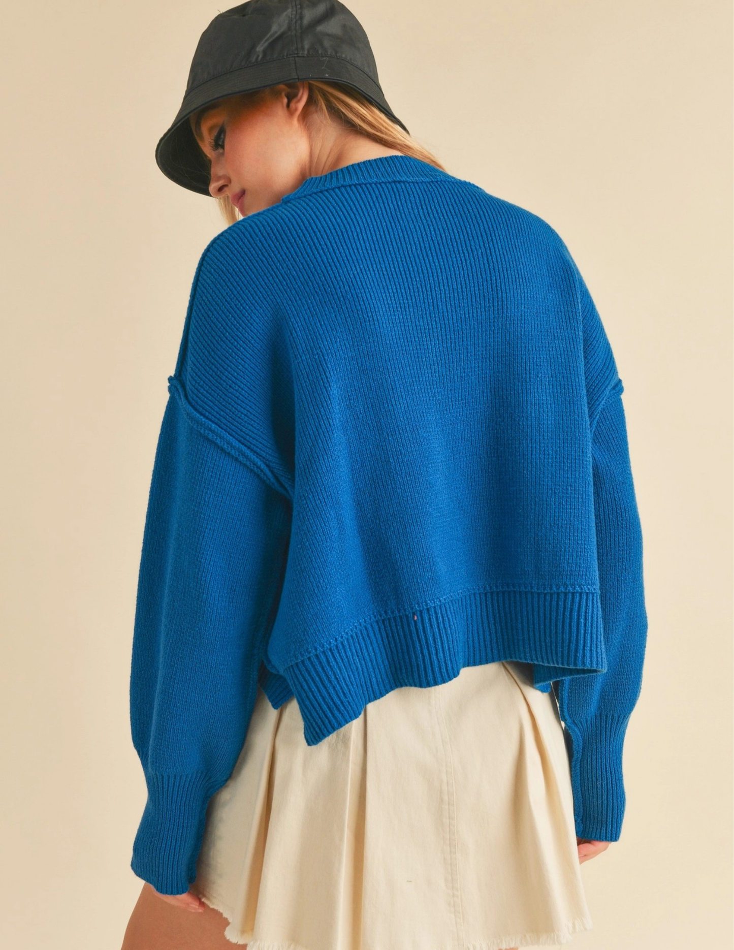 Regina Sweater- Cobalt