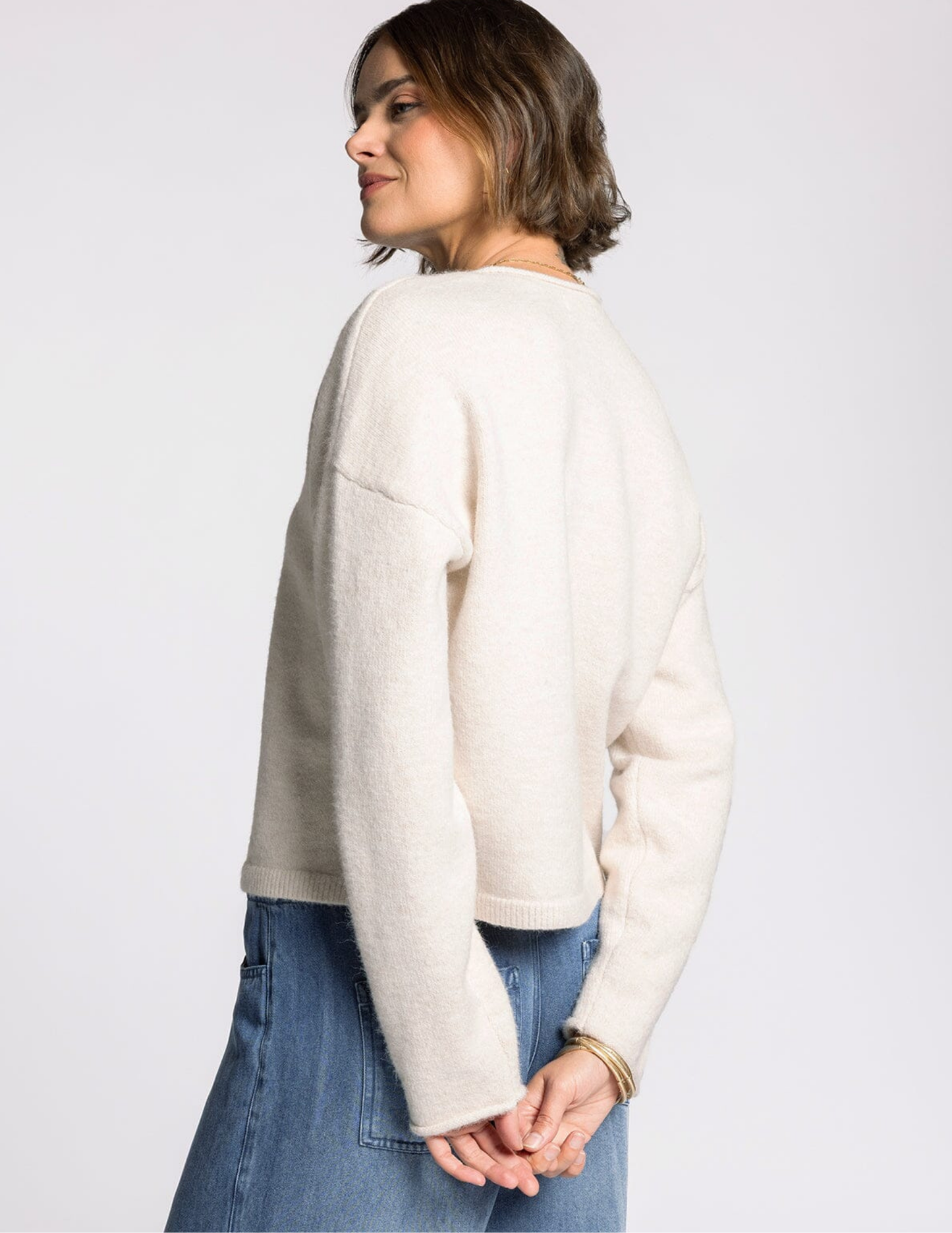 Dover Cardigan- Soft Ivory