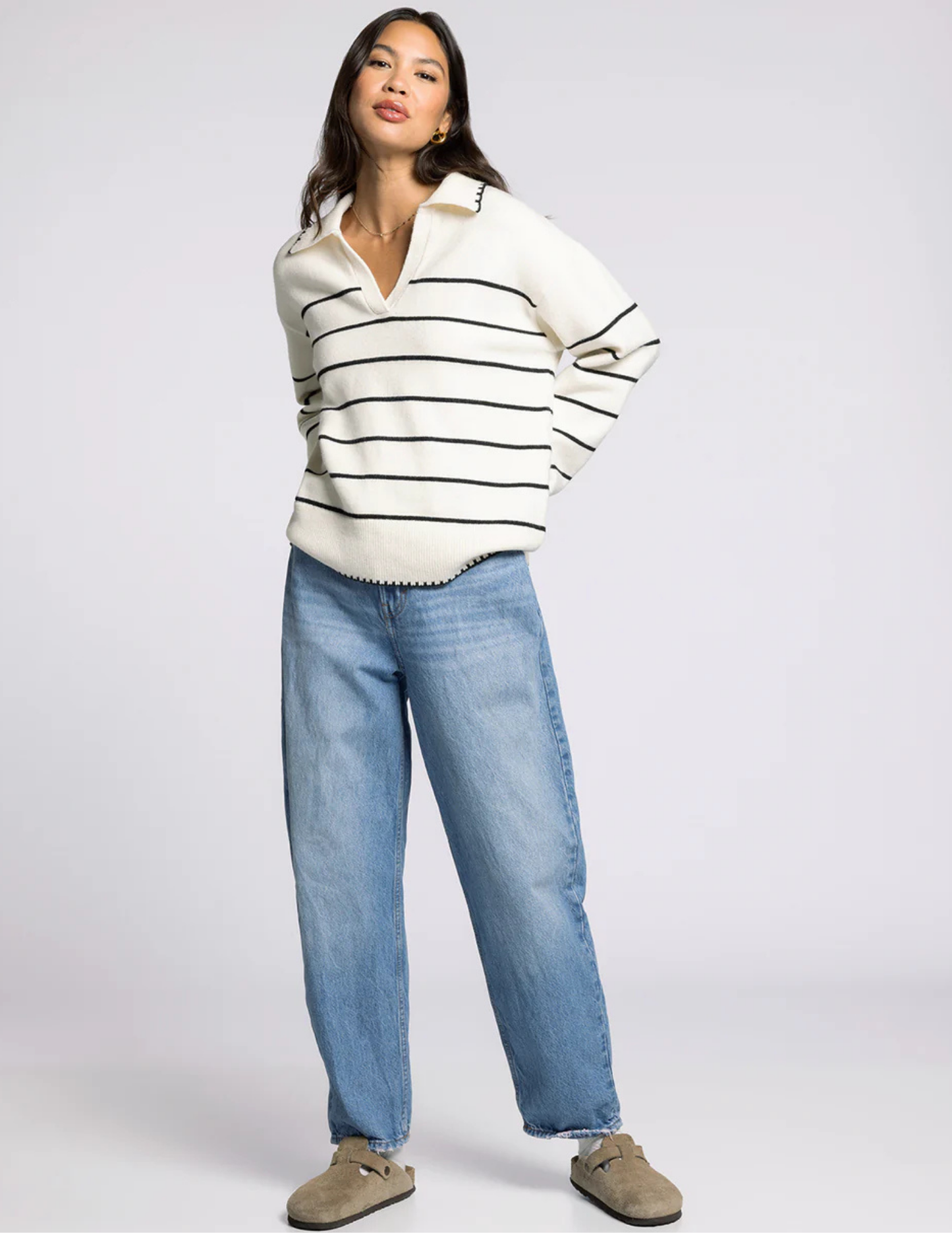 Radley Sweater- Cream Black