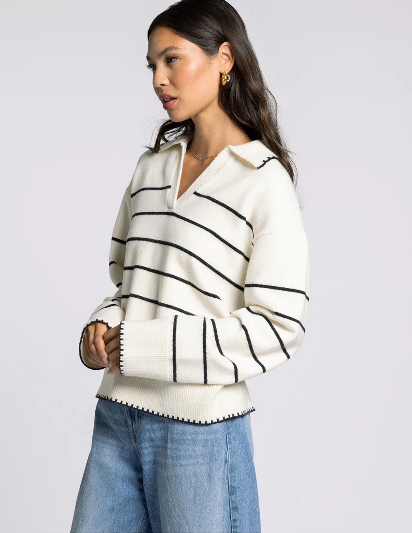 Radley Sweater- Cream Black