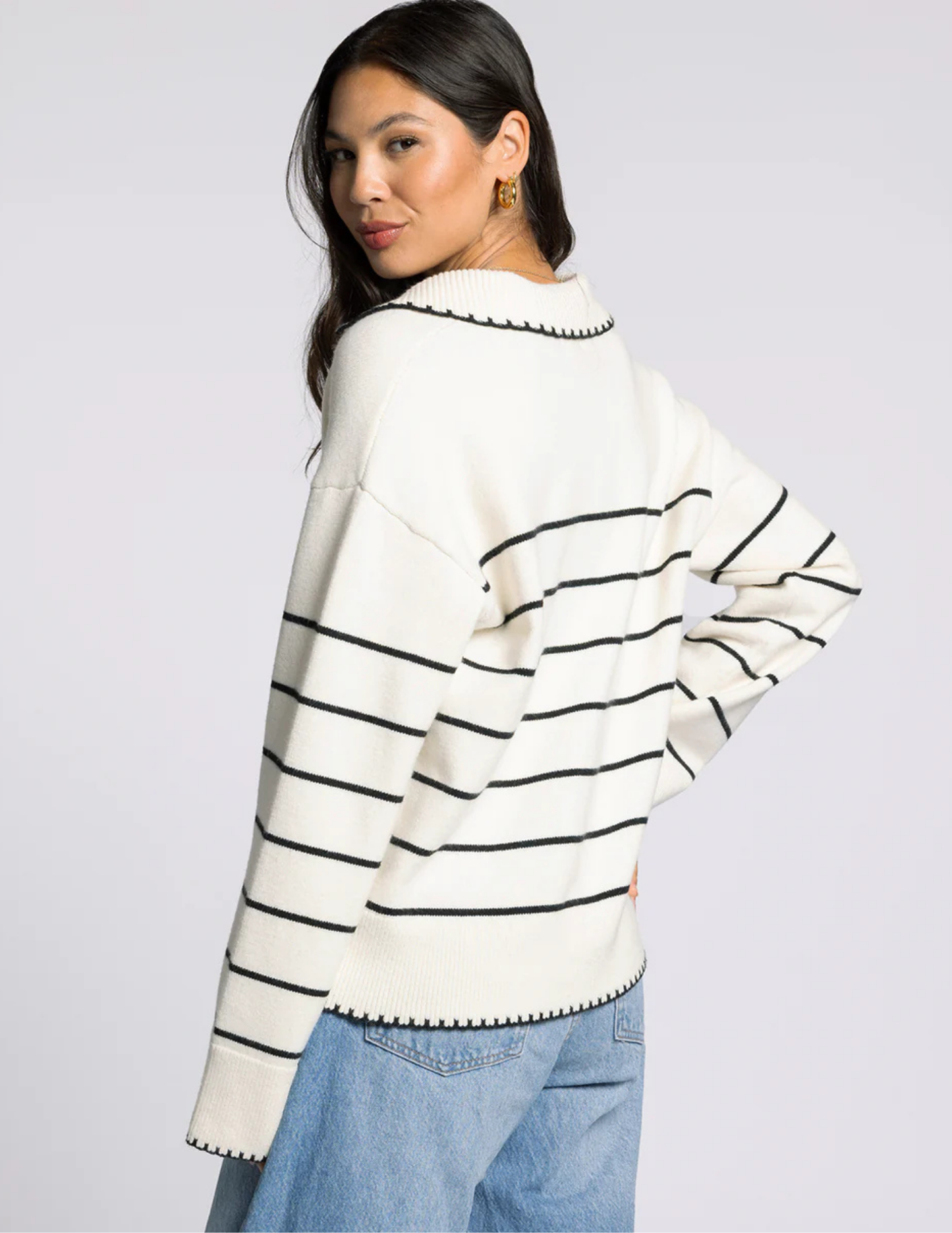 Radley Sweater- Cream Black