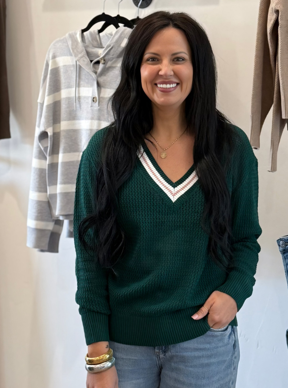 Varley- Hadley Knit- Forest - Tres Chic Boutique