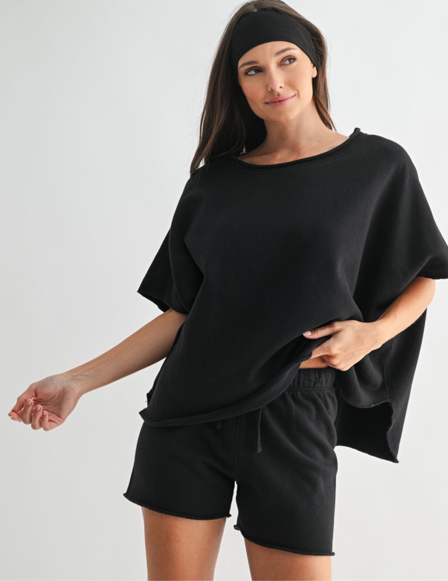 Malibu Vintage Dolman Top- Black - Tres Chic Boutique