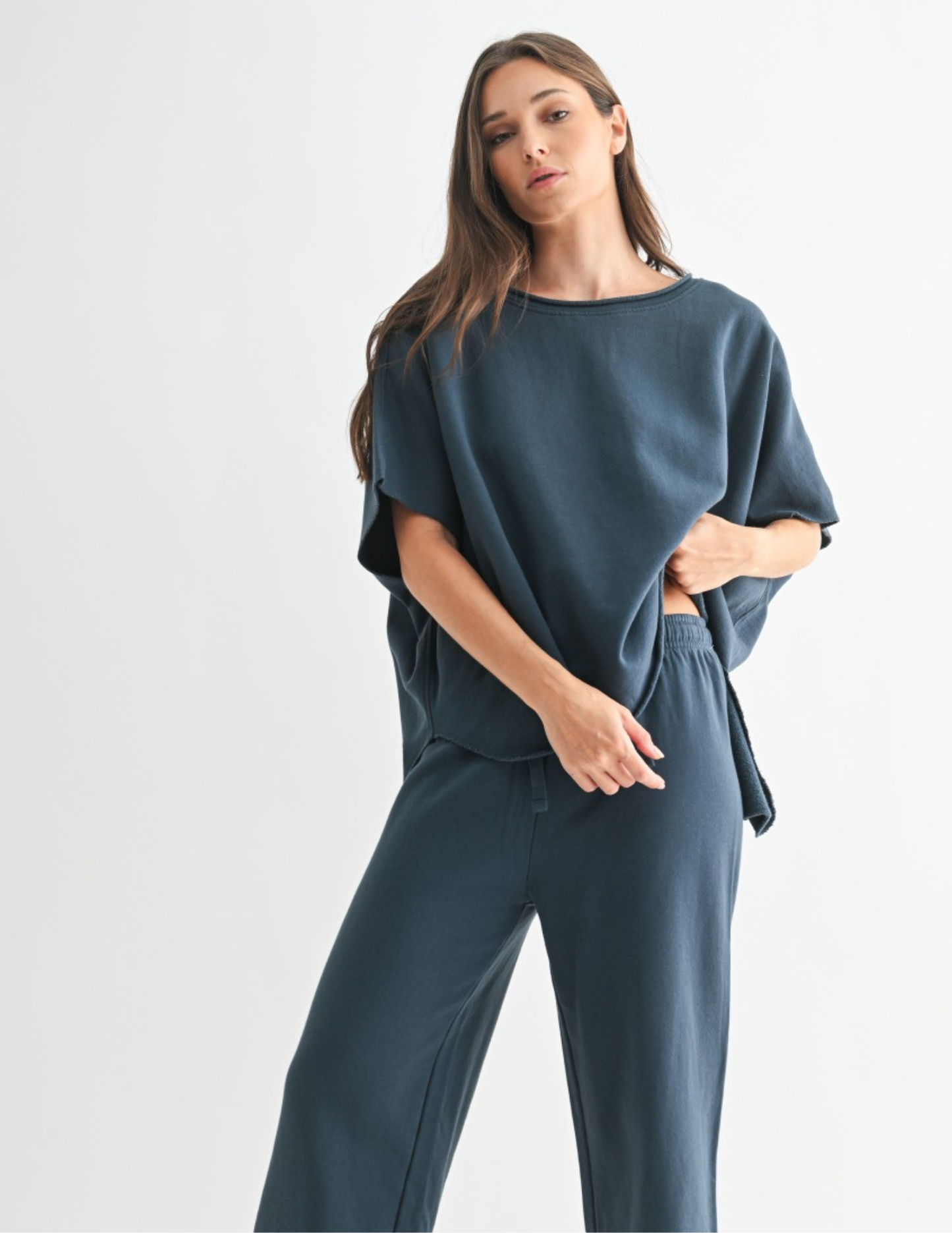 Malibu Vintage Dolman Top - Midnight Navy - Tres Chic Boutique