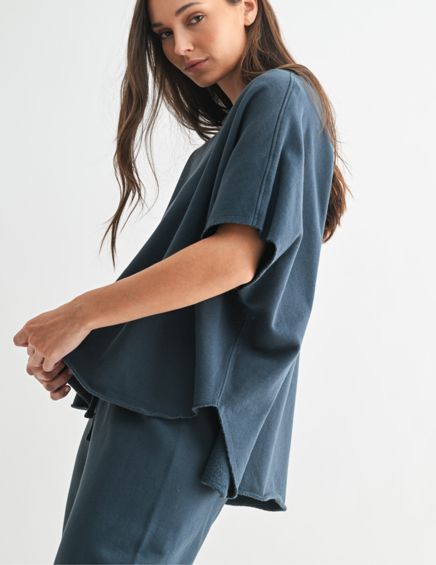 Malibu Vintage Dolman Top - Midnight Navy - Tres Chic Boutique