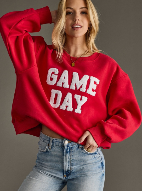 Red Game Day Sweatshirt