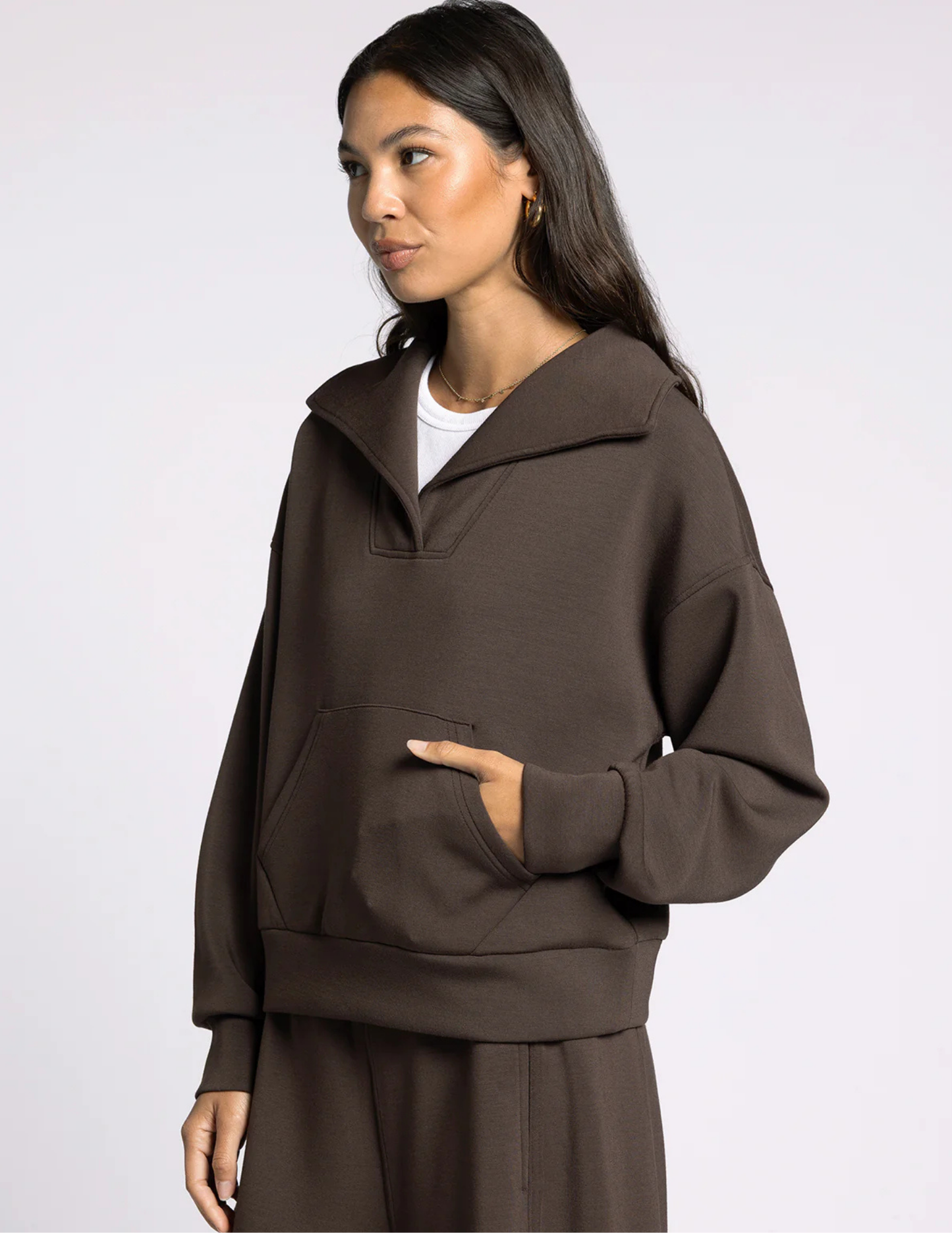 Alana Top- Coffee Bean