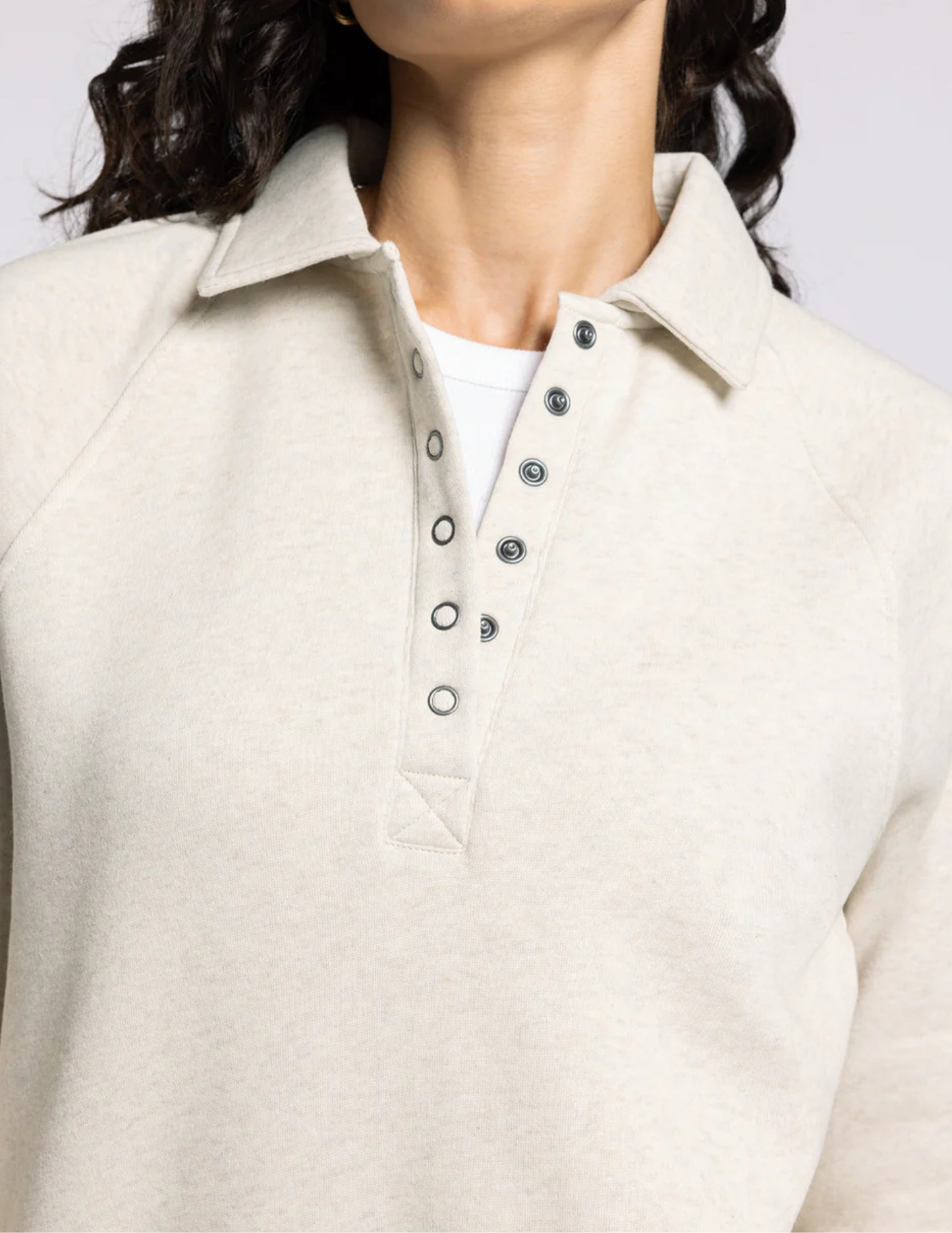 Priscilla Top- Heather Oatmeal