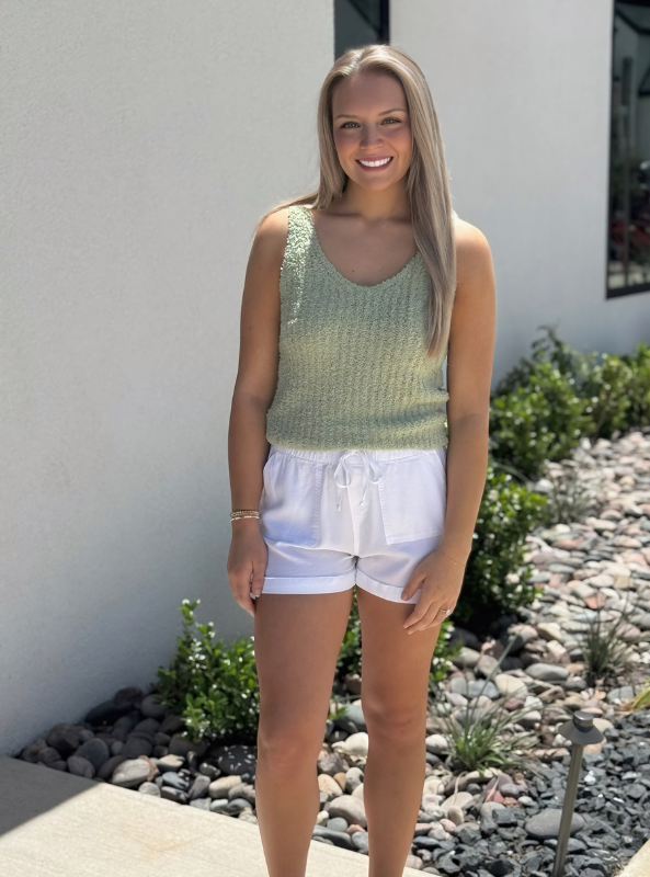Sage Cozy Tank Top - Tres Chic Boutique
