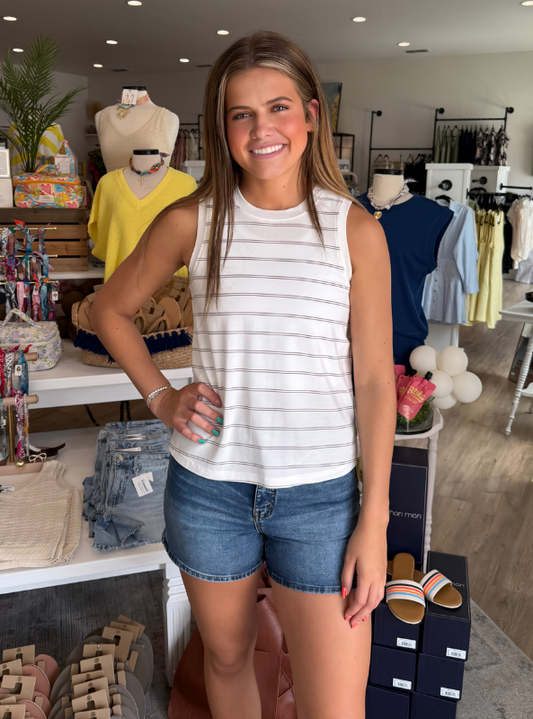Mary Tank- Purple Dove - Tres Chic Boutique