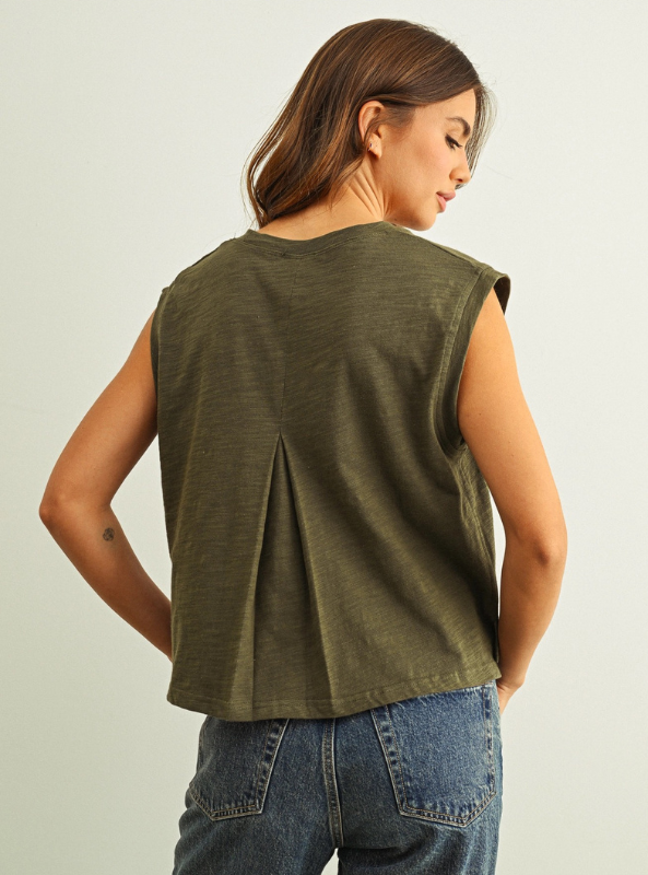 Tatum Tee- Olive