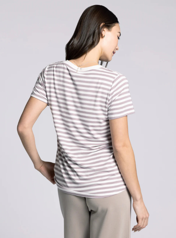 Tatiana Tee- Purple Dove - Tres Chic Boutique