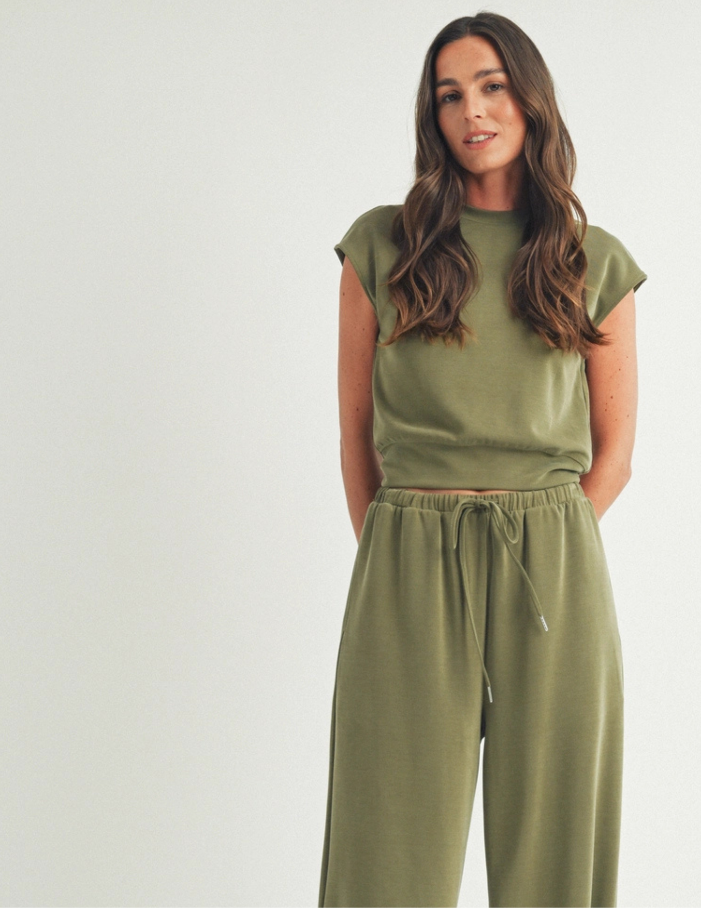 Cap Sleeve Lounge Top - Tres Chic Boutique