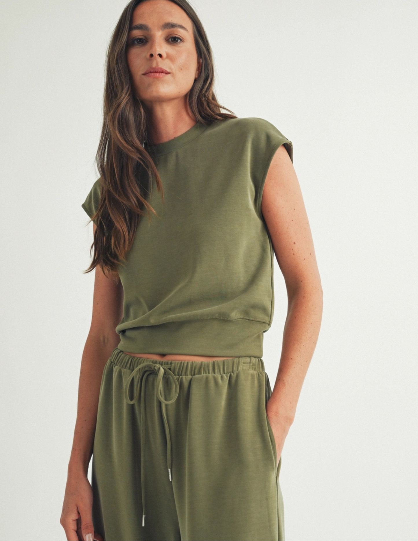 Cap Sleeve Lounge Top - Tres Chic Boutique