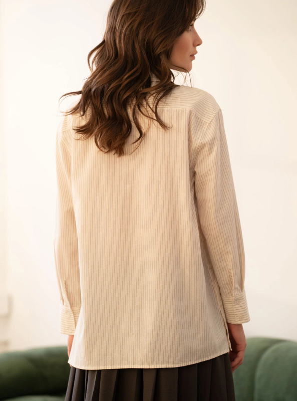 Cotton Button Down Top - Tres Chic Boutique