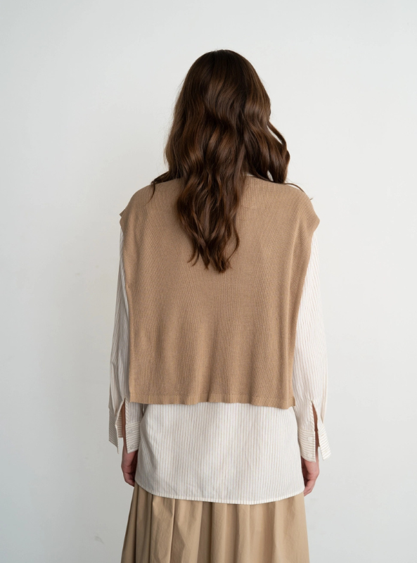 Layover Lightweight  Knit Vest - Tres Chic Boutique
