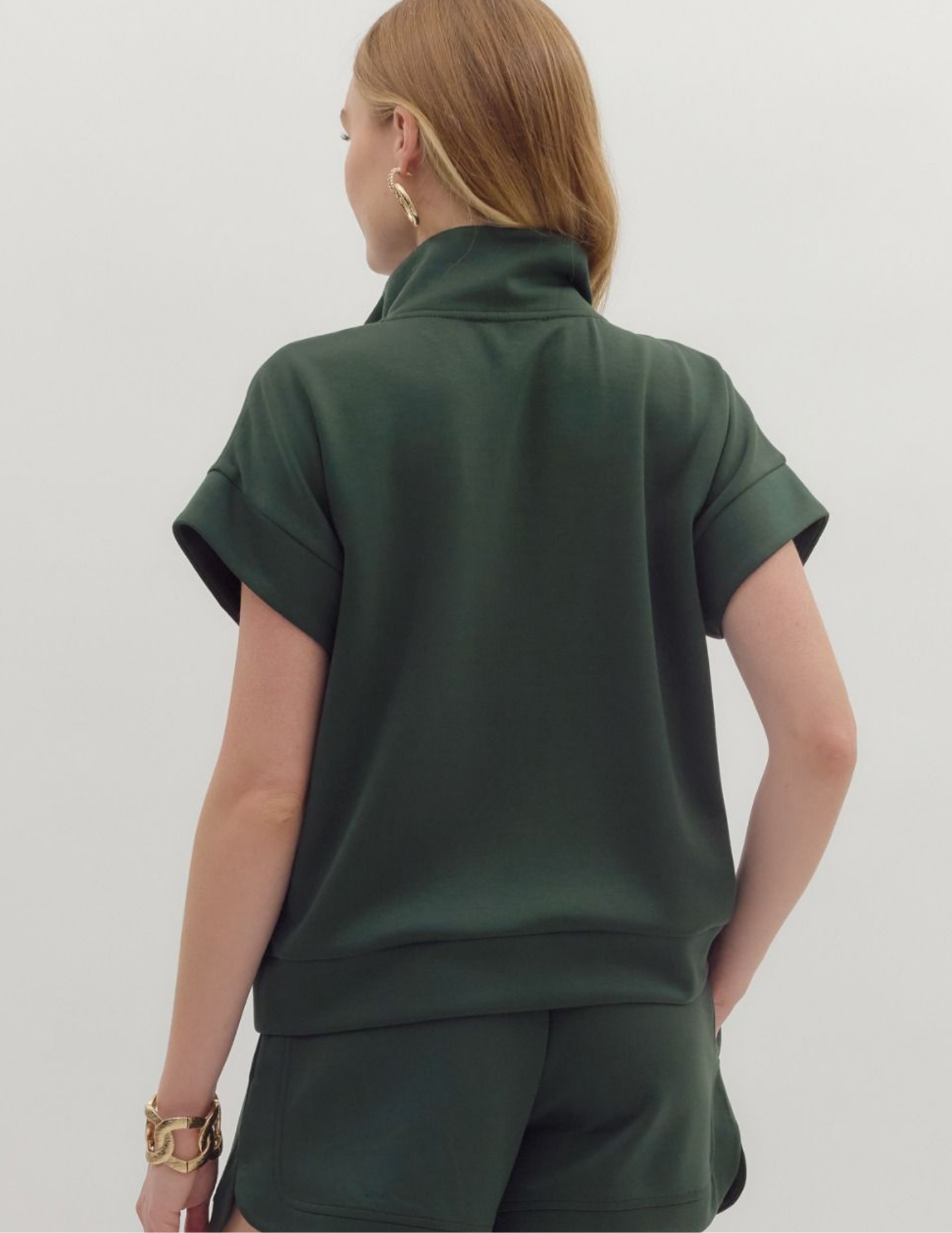 On The Go Forest Top - Tres Chic Boutique