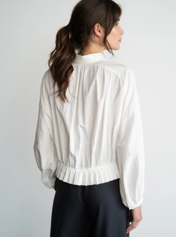 Pleated Hem Raglan Top - Tres Chic Boutique
