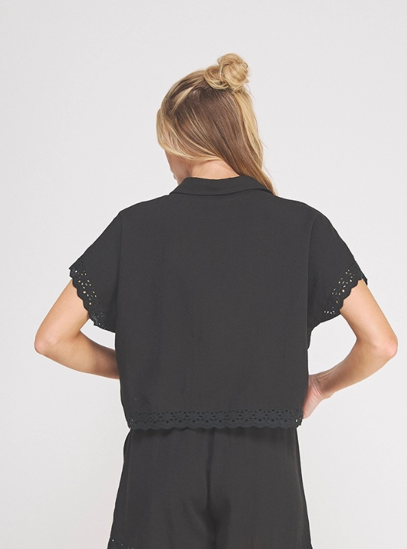 The Harper Top- Black