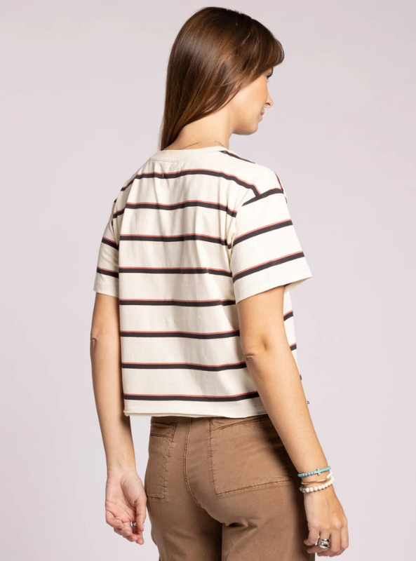 Katelin Tee- Ivory Rose - Tres Chic Boutique