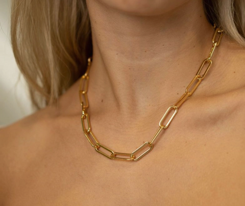 Chunky Paperclip Necklace