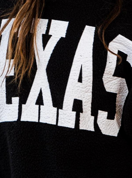 Black Texas Graphic Sweatshirt