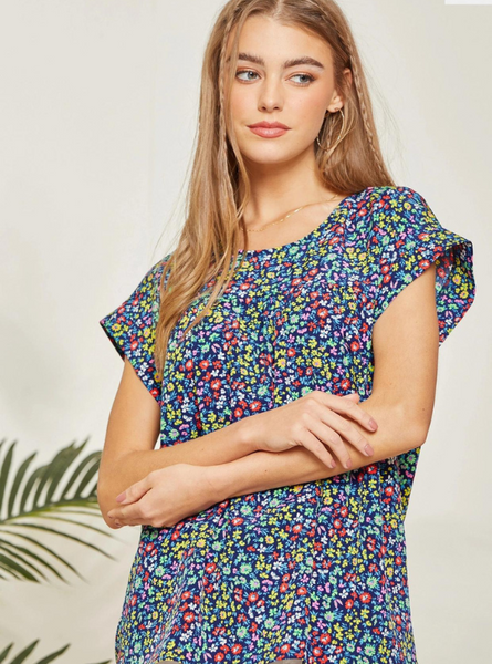Ditsy Floral Top