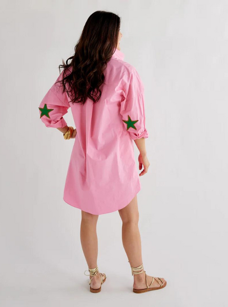 Pink Preppy Star Dress
