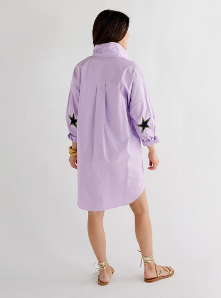 Preppy Star Dress Lavender