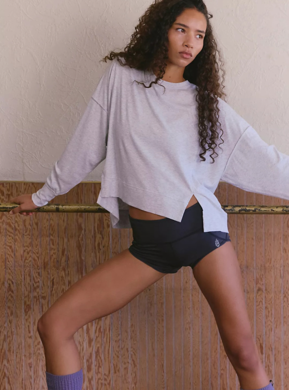 FP Movement | All My Love Long Sleeve- White Heather Grey