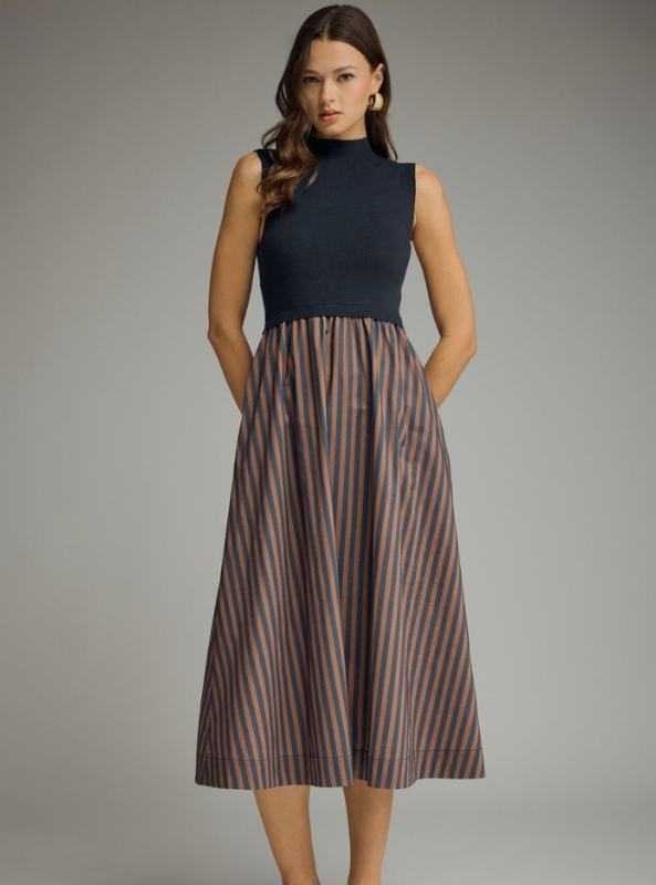 Sinclair Dress- Navy