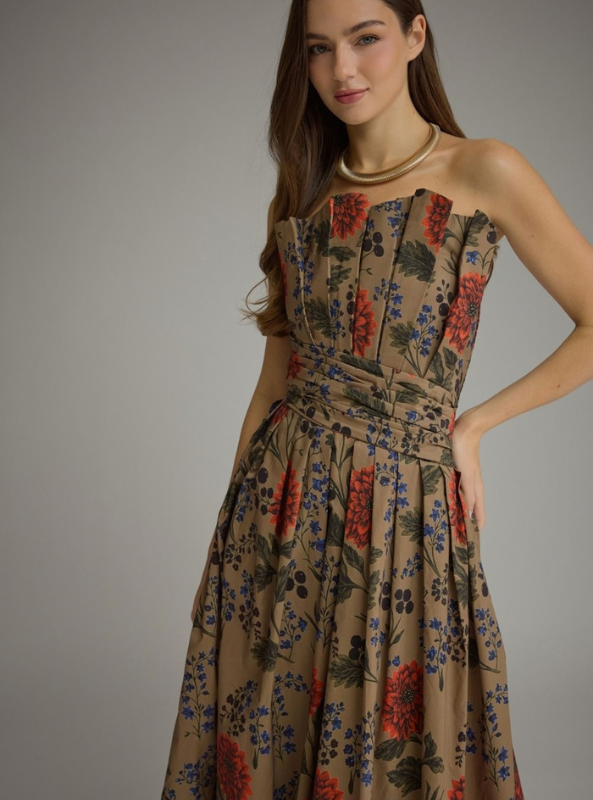 The Carmella Dress - Camel