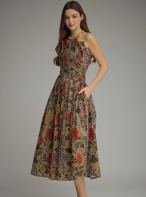 The Carmella Dress - Camel