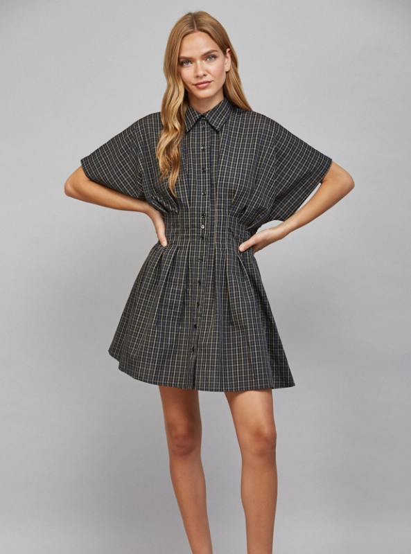 Scotty Plaid Dress