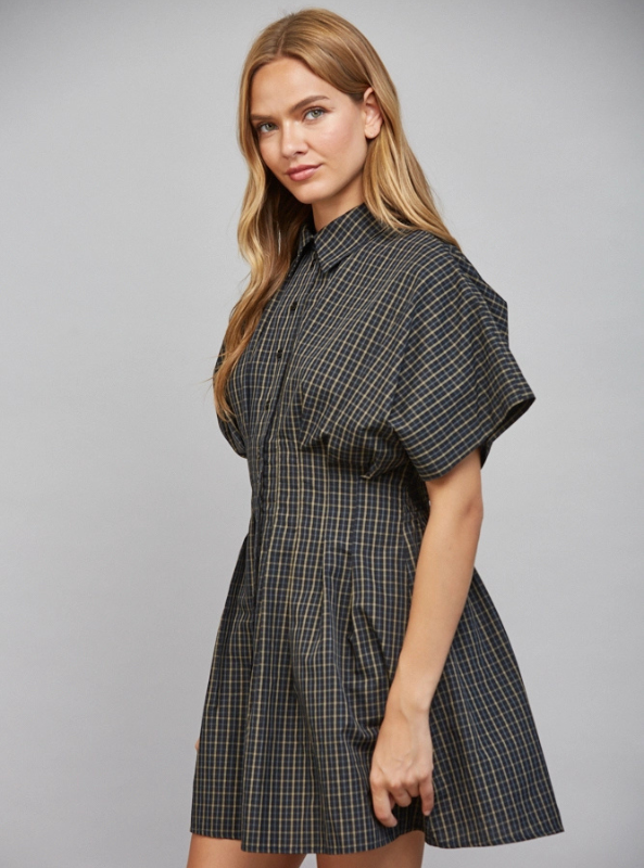 Scotty Plaid Dress