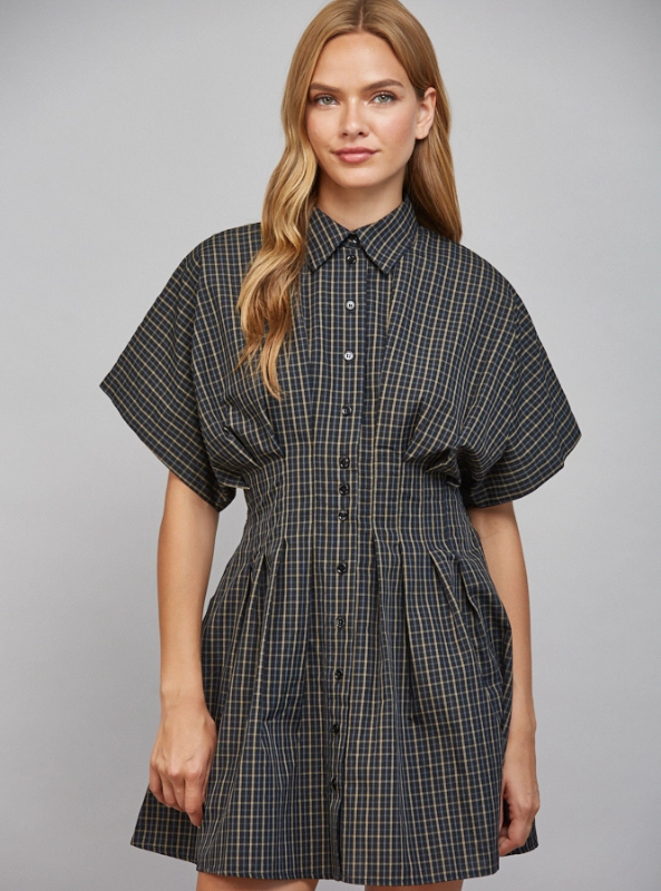 Scotty Plaid Dress