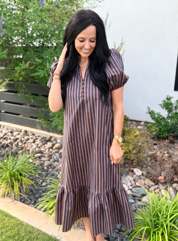 Pyper Fall Stripe Dress