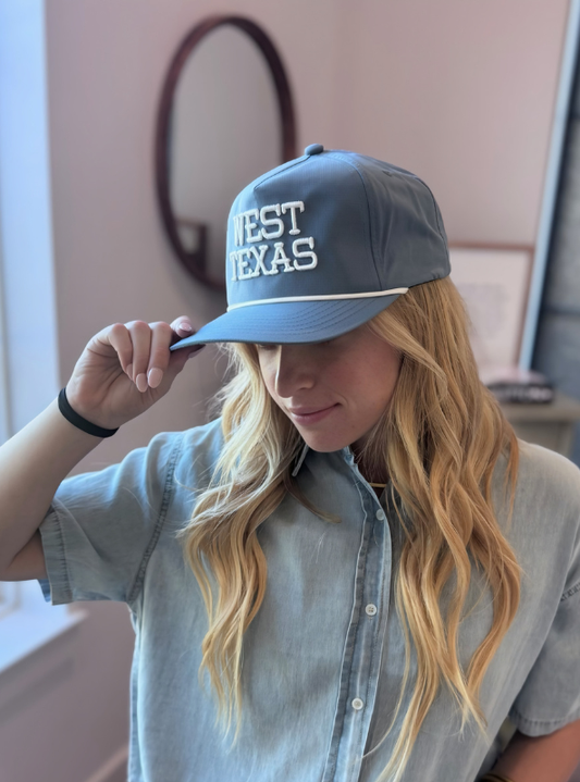 West Texas Hat- Denim Blue