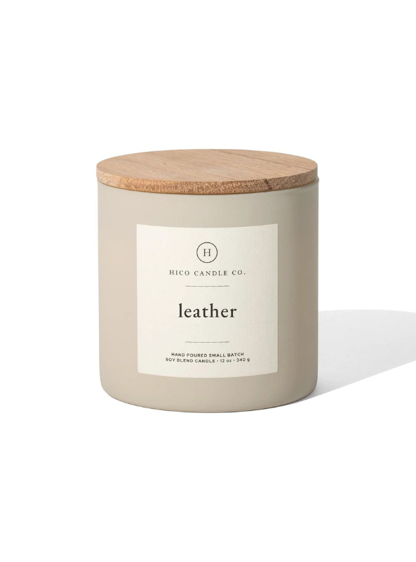 Hico Candle Co. - Leather - 14oz. Candle