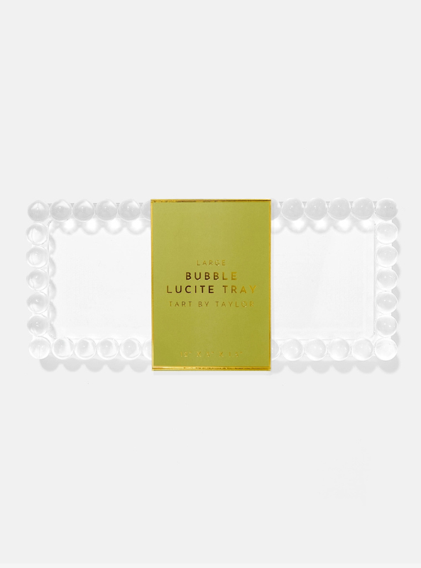 Large Bubble Lucite Tray