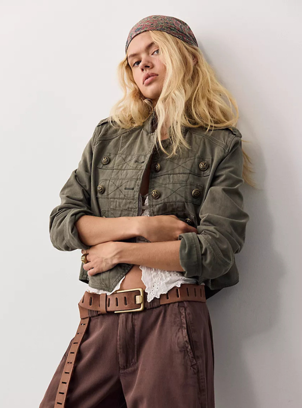Free People Ryland Band Jacket - Laurel Canyon