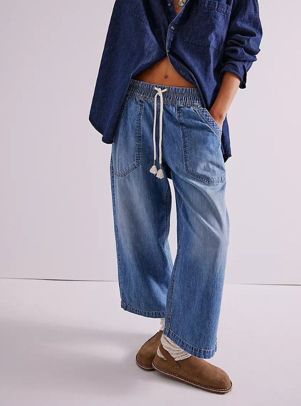 Free People | We The Free Easy Peasy Pull-On Jeans-No Problem