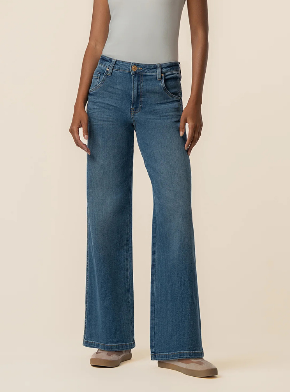 Jean High Rise Wide Leg- Incandescent