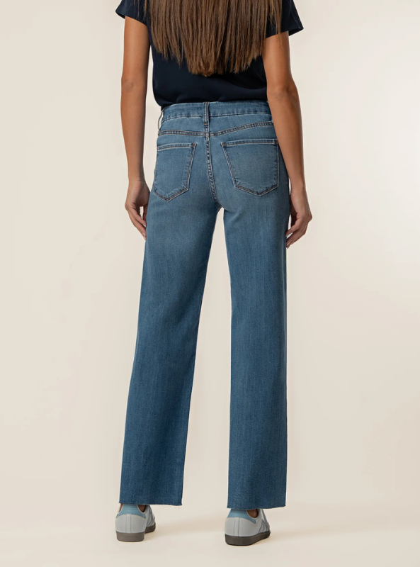 Kut- Meg Wide Leg Raw Hem- Adorably