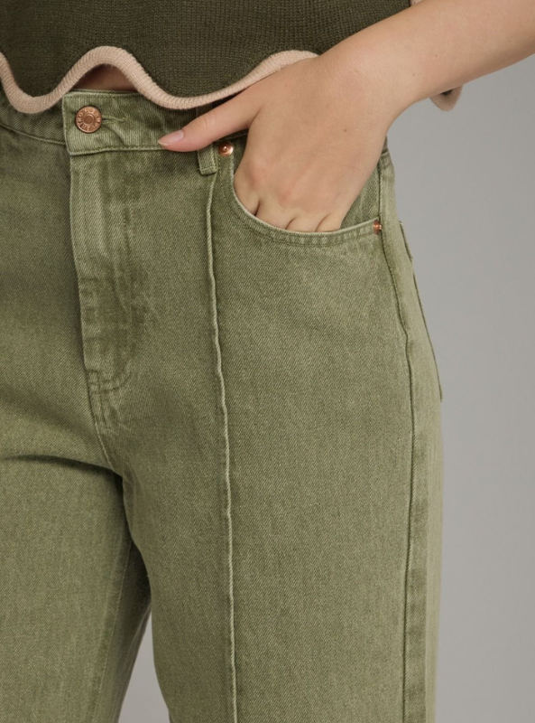Olive Fall Jeans