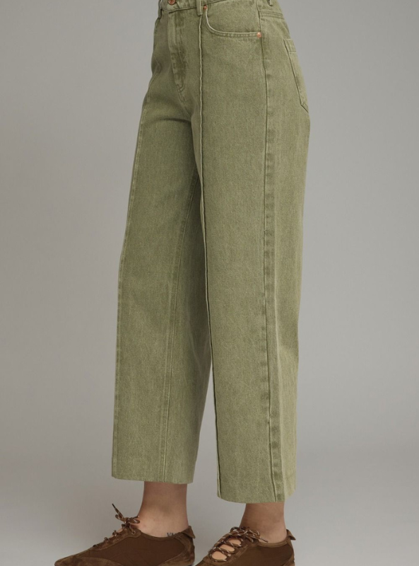 Olive Fall Jeans